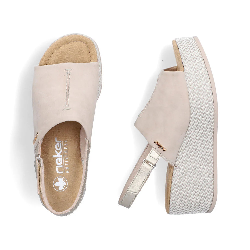 RIEKER WEDGE SANDAL