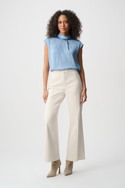JOSEPH R BLOUSE SLEEVELESS SIL