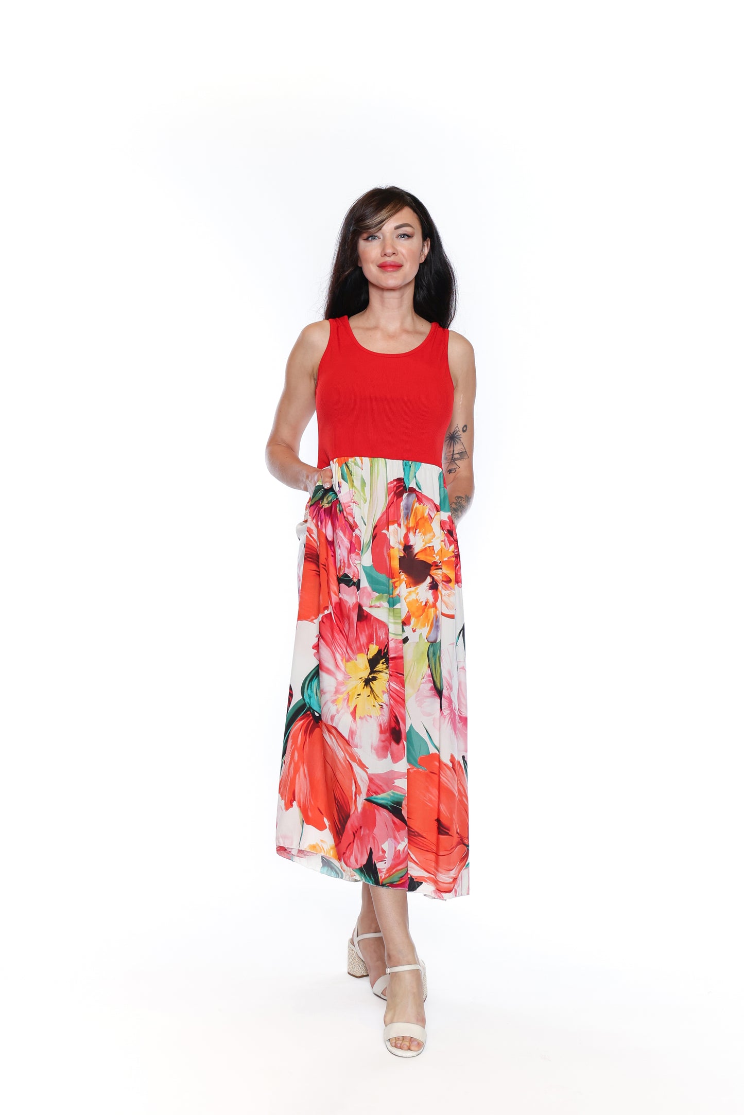 SORELLA DRESS SLEEVELESS MAXI