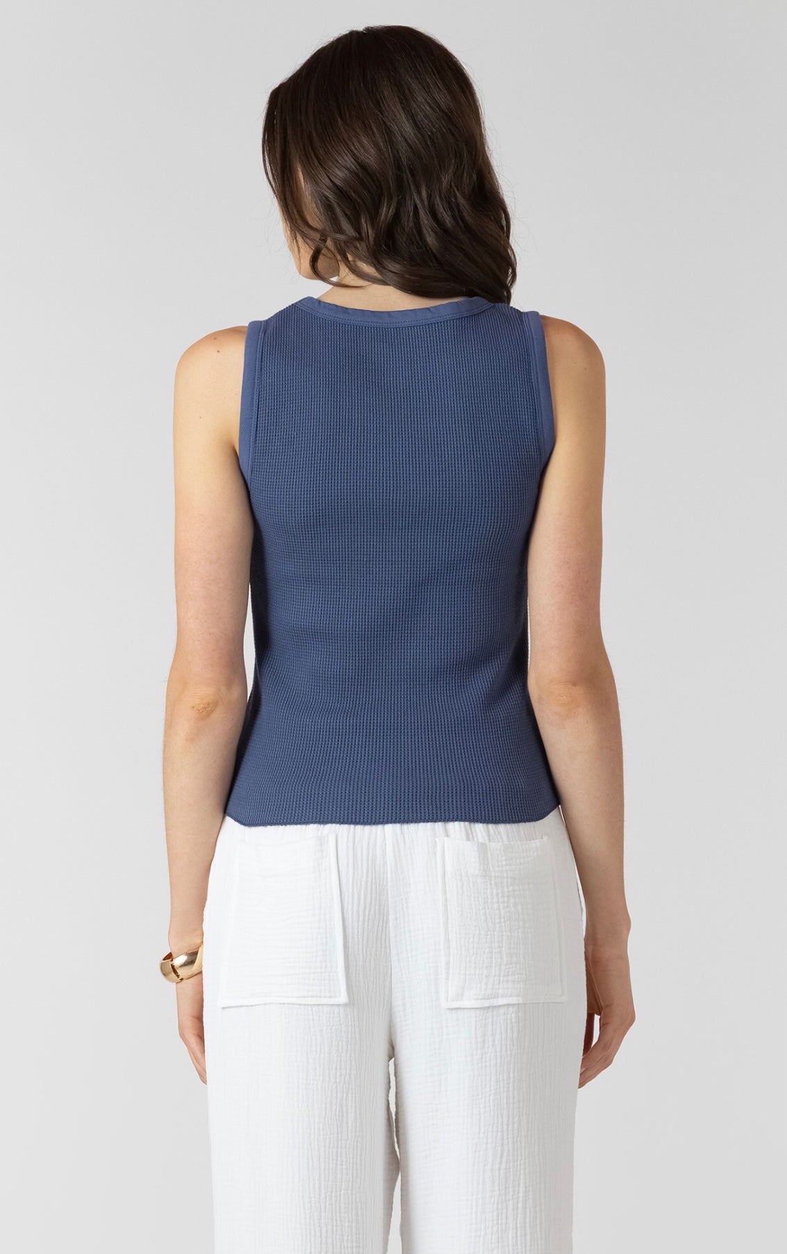 DEX TANK TOP WAFFLE KNIT