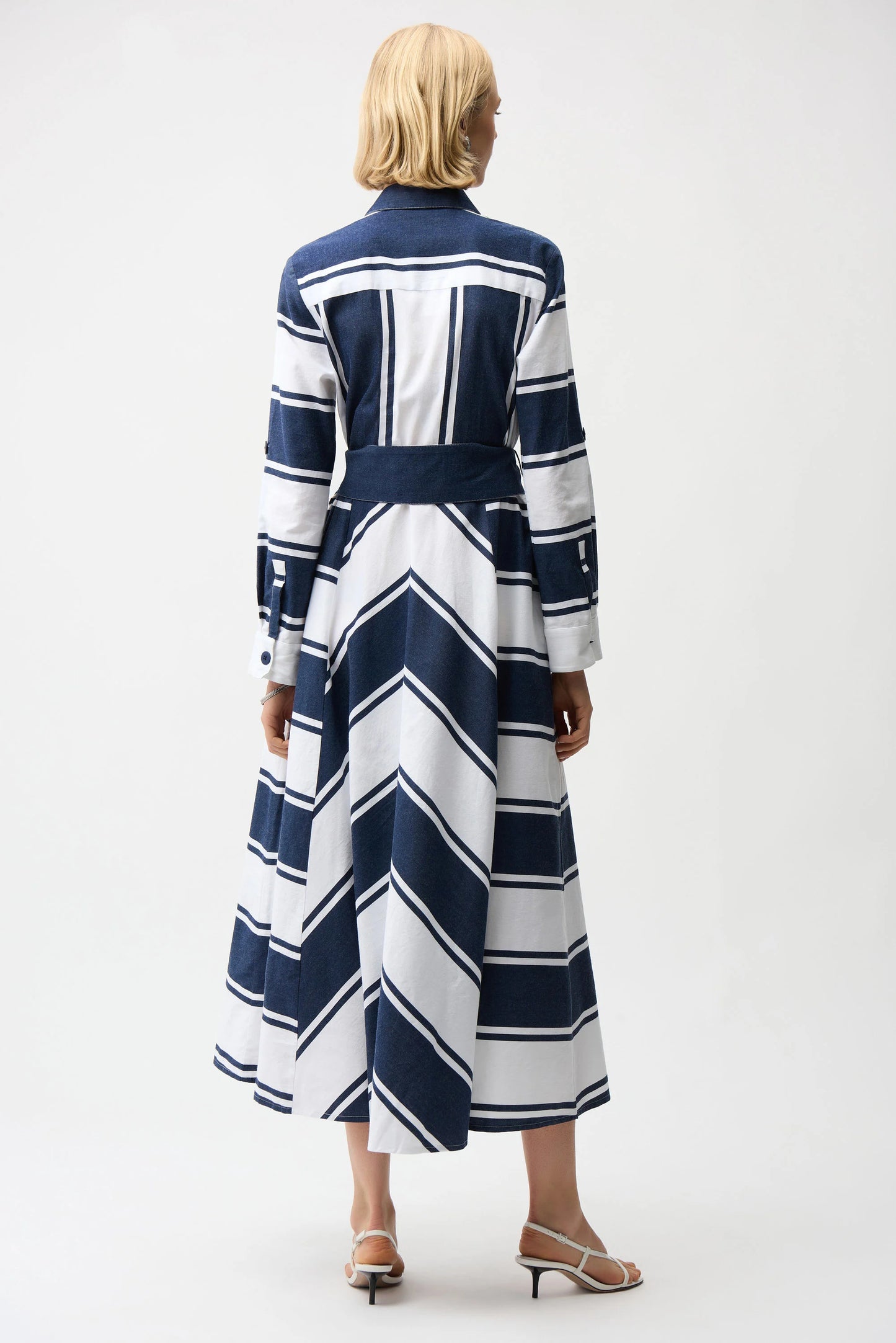 JOSEPH R DRESS LONG BUTTON FRO