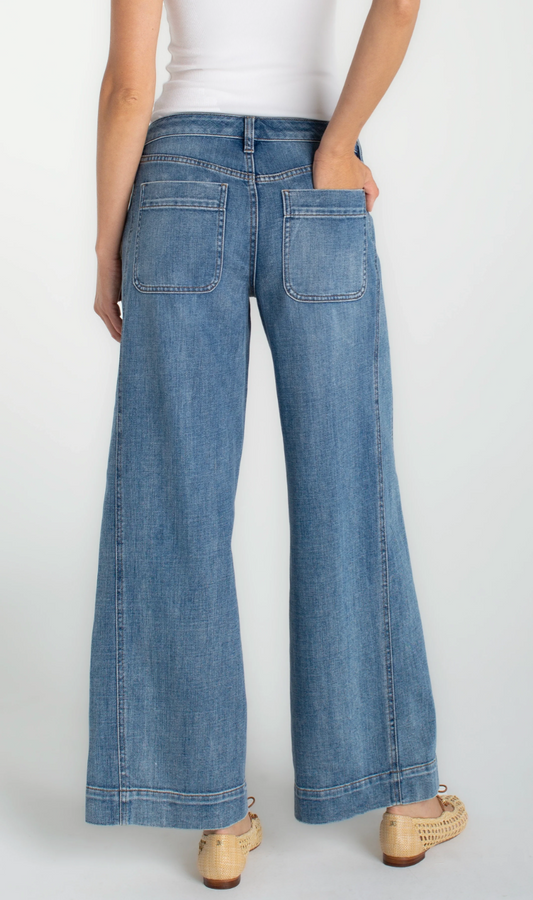 LIVERPOOL STRIDE WIDE LEG W/ UTILITY