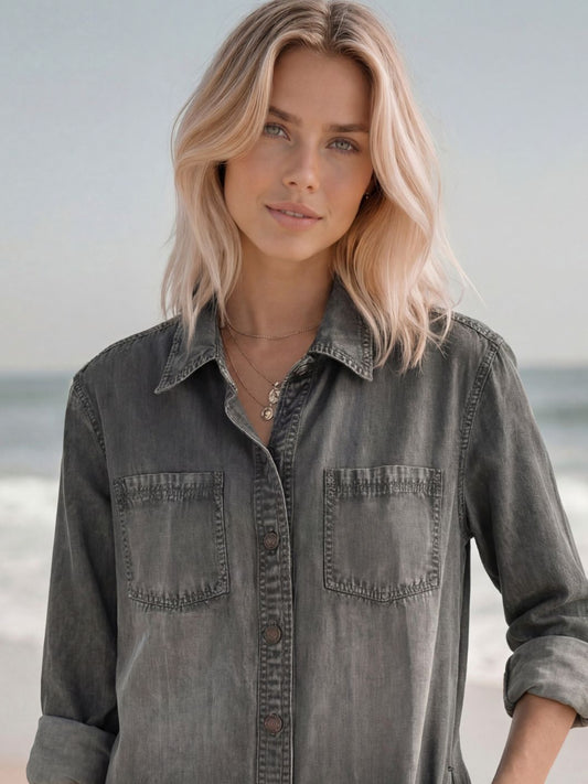 WESLYNN ASH DENIM DRESS