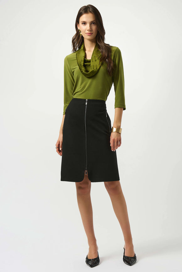 JOSEPH R SKIRT ZIPPER DETAIL