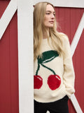 CHARLIE B SWEATER CHERRY