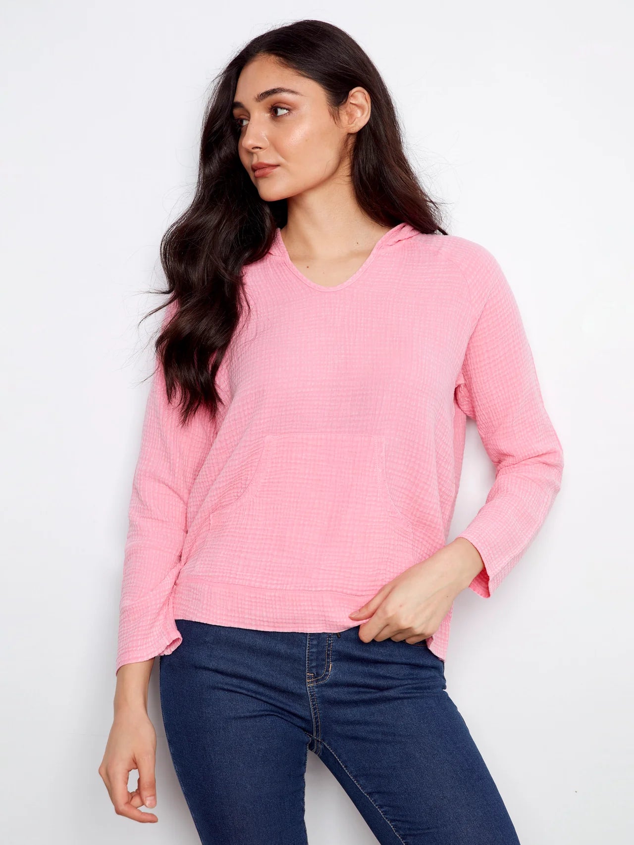 CHAR COTTON HOODIE