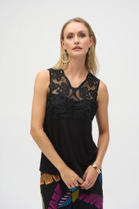 JOSEPH RIBKOFF LACE TANK