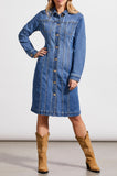 TRIBAL DENIM JACKET DRESS