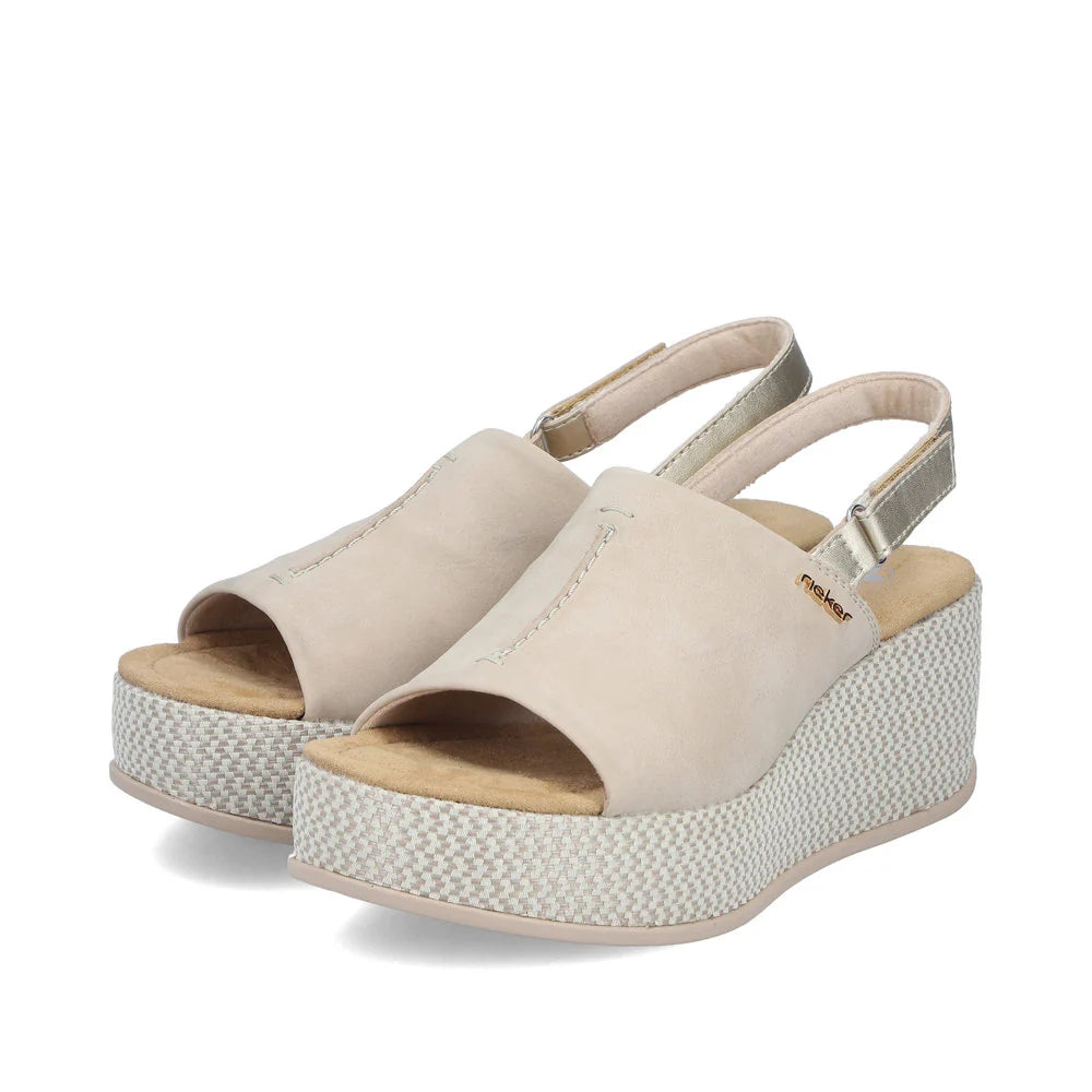 RIEKER WEDGE SANDAL