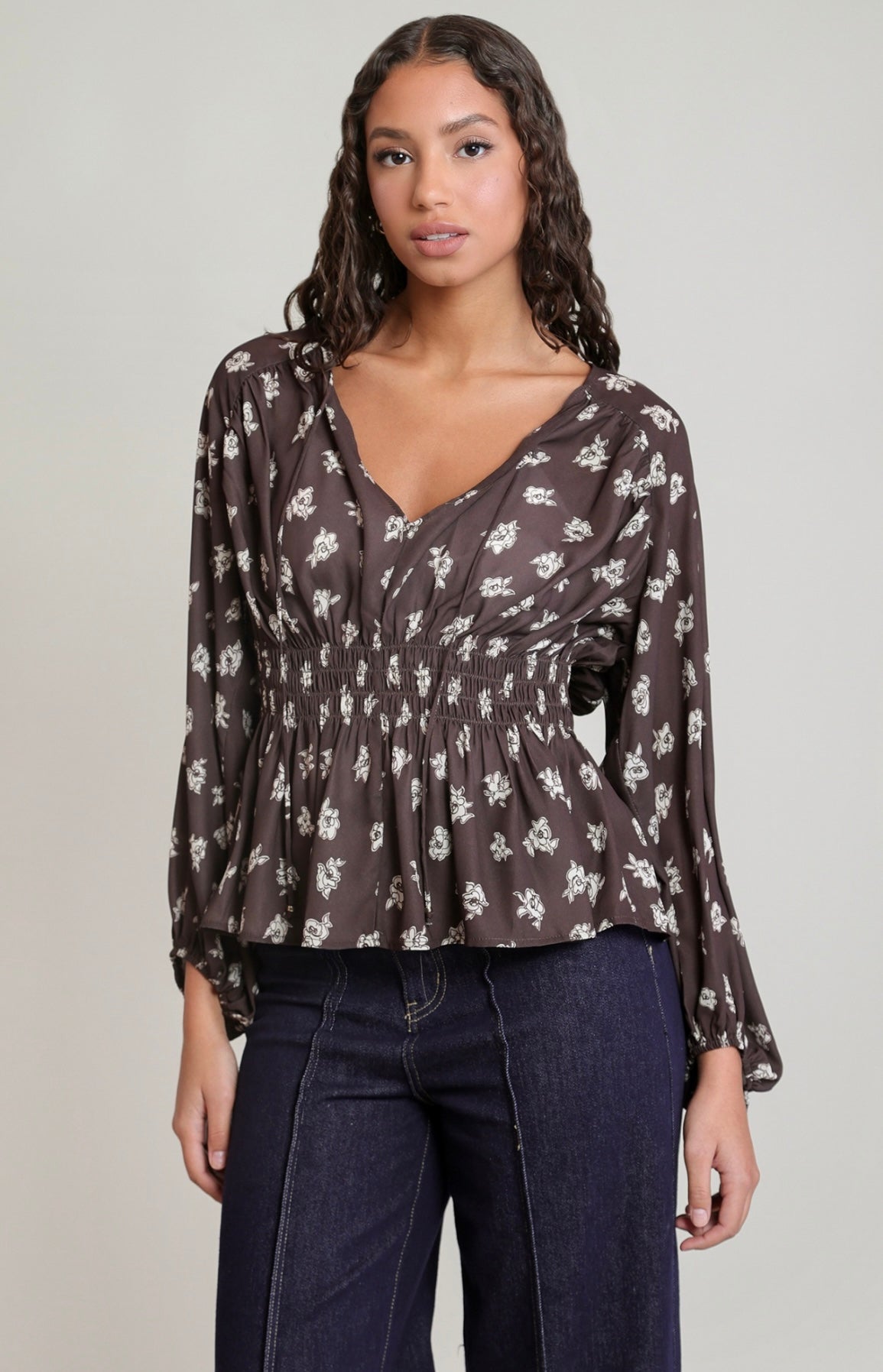 DEX BLOUSE SMOCKED