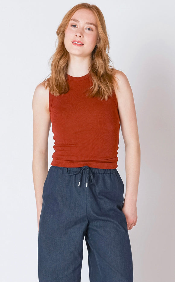 DEX RIBBED TANK TOP