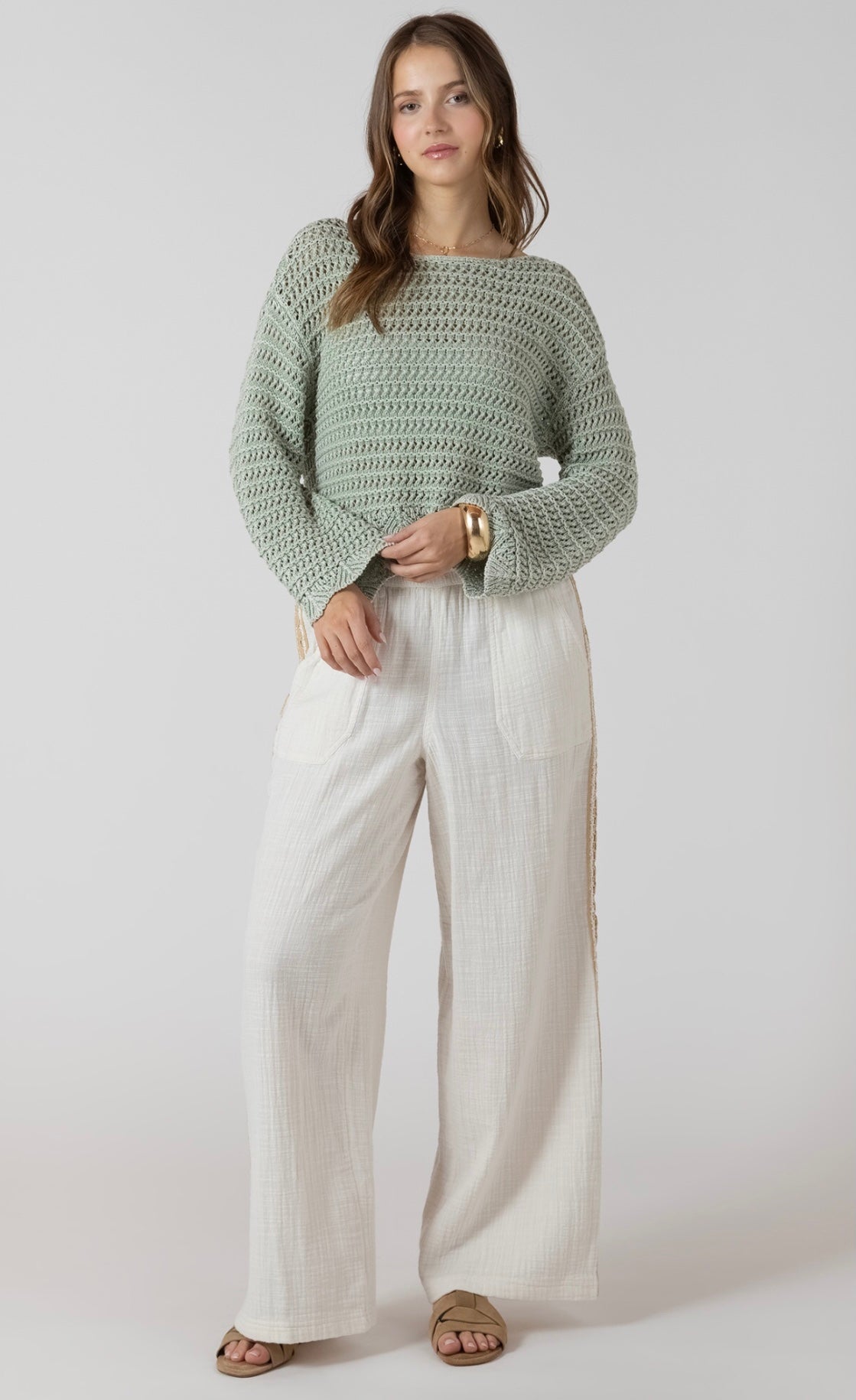 DEX SWEATER OPEN KNIT