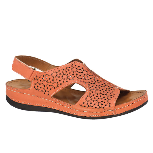 EVERLY SANDAL LEATHER CUT-OUT