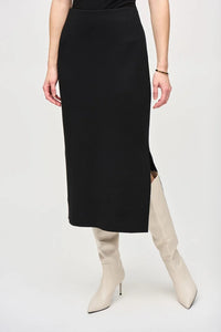 JOSEPH RIBKOFF PULL ON KNIT SKIRT