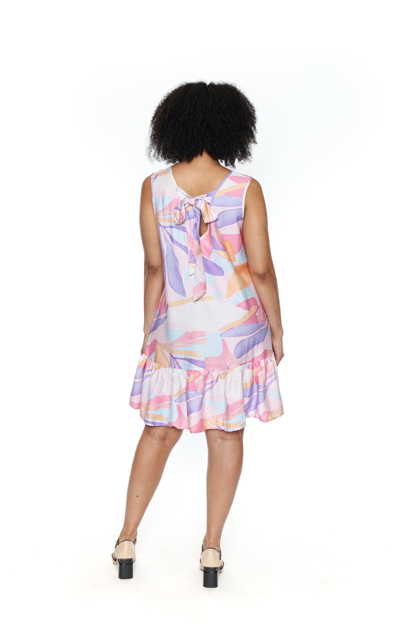 PAPA DRESS RUFFLE BOTTOM