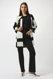 JOSEPH R COLOUR BLOCK CARDIGAN