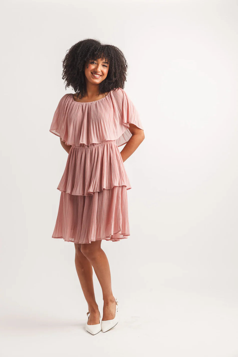 PAP TIERED DRESS