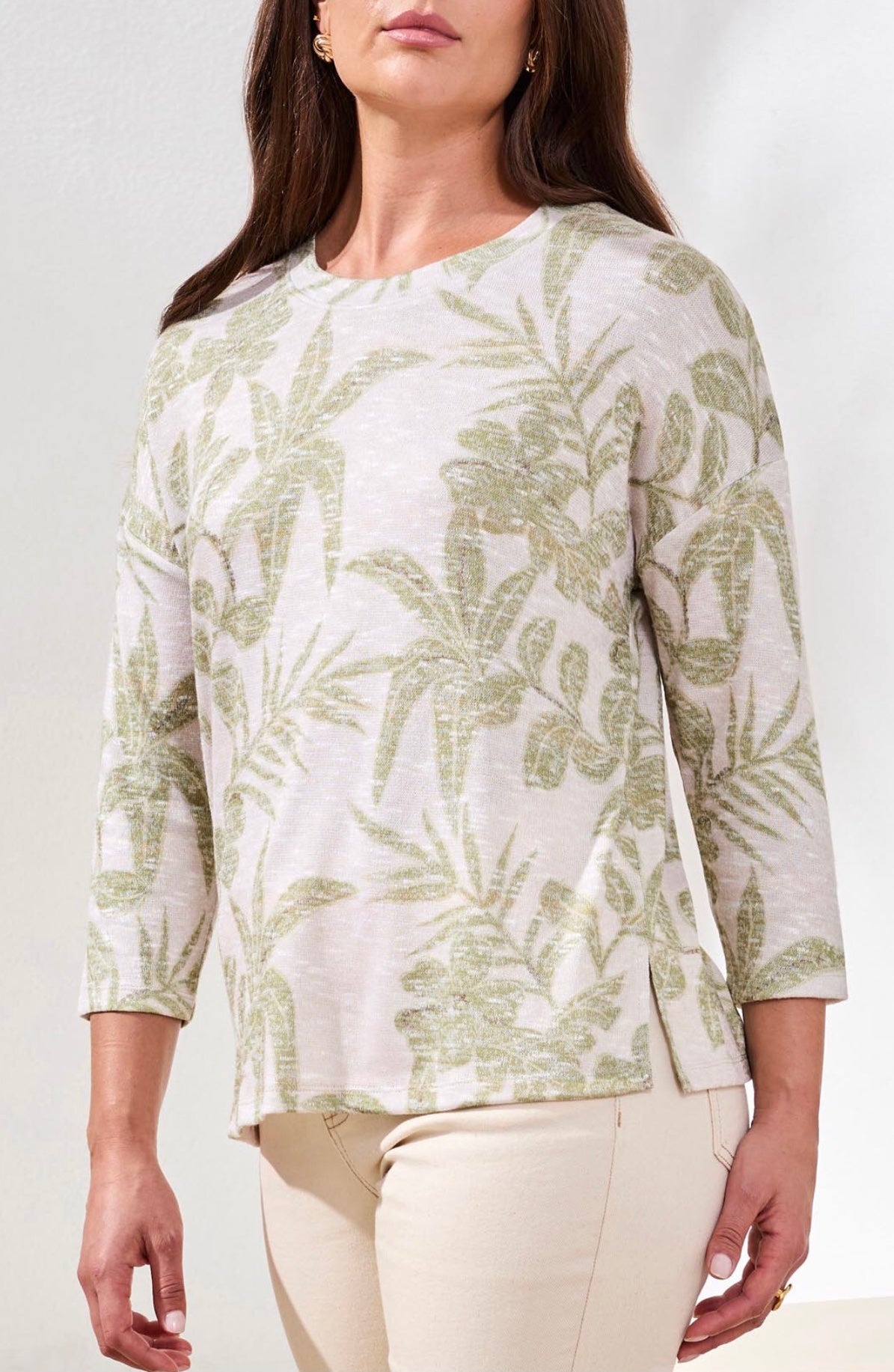 TRIBAL 3/4 SLEEVE TOP