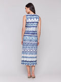 CHAR DRESS KNOTTED FRONT
