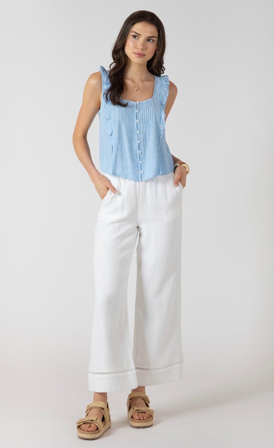 DEX TANK TOP PINTUCK