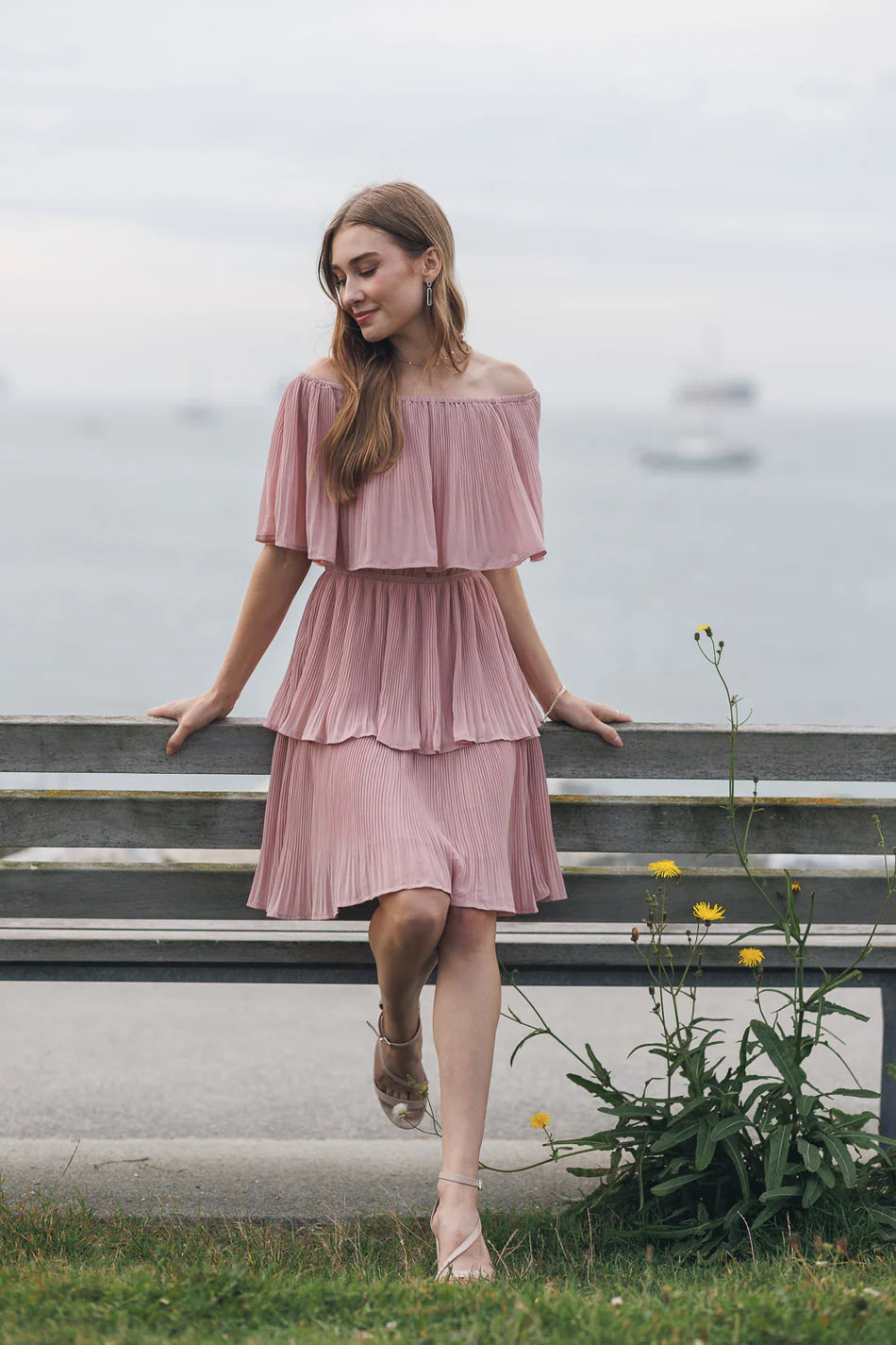 PAP TIERED DRESS