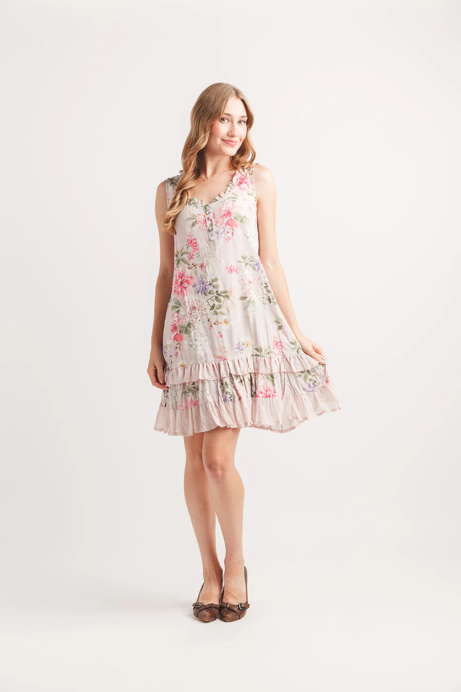 PAPILLON CRINKLE DRESS