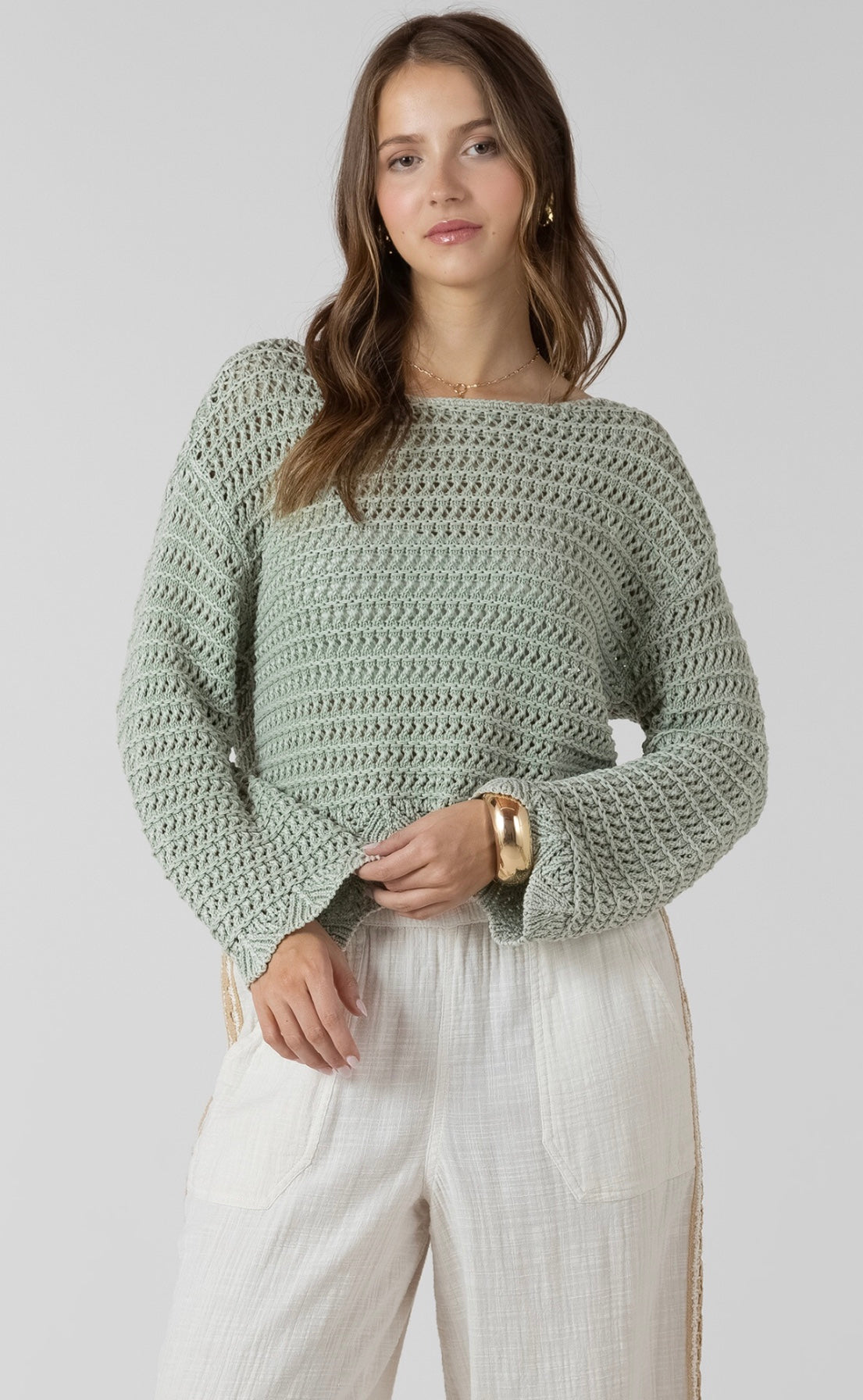 DEX SWEATER OPEN KNIT