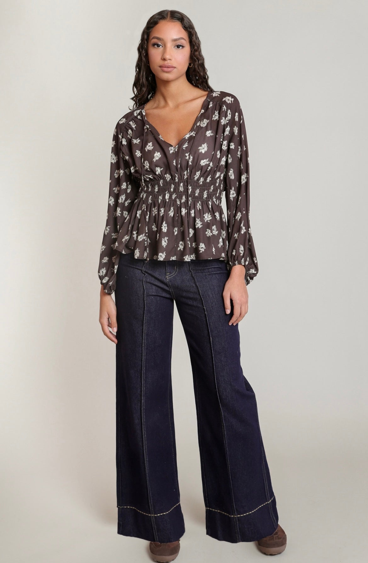 DEX BLOUSE SMOCKED