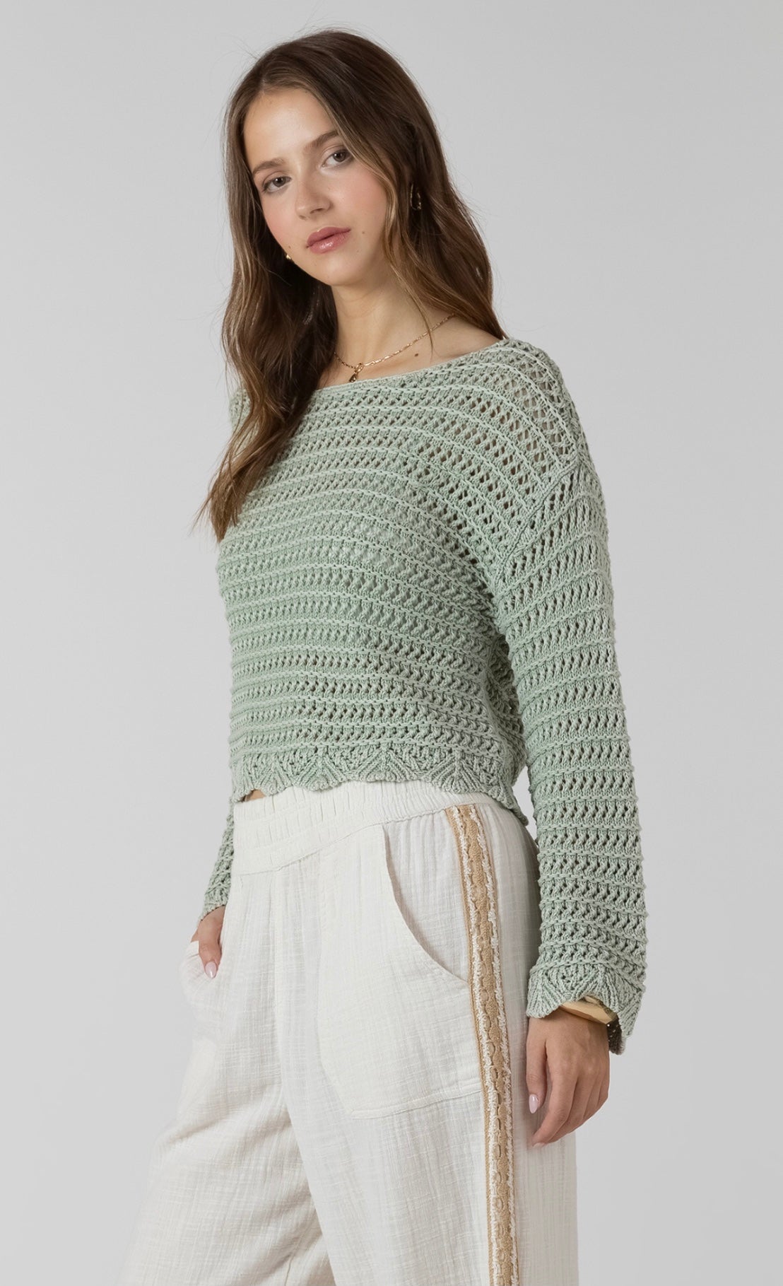 DEX SWEATER OPEN KNIT
