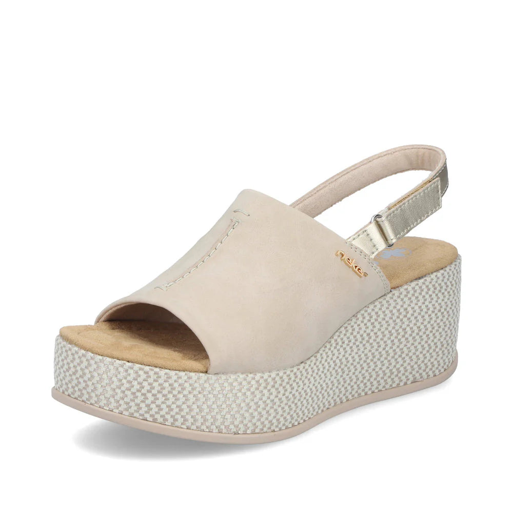 RIEKER WEDGE SANDAL