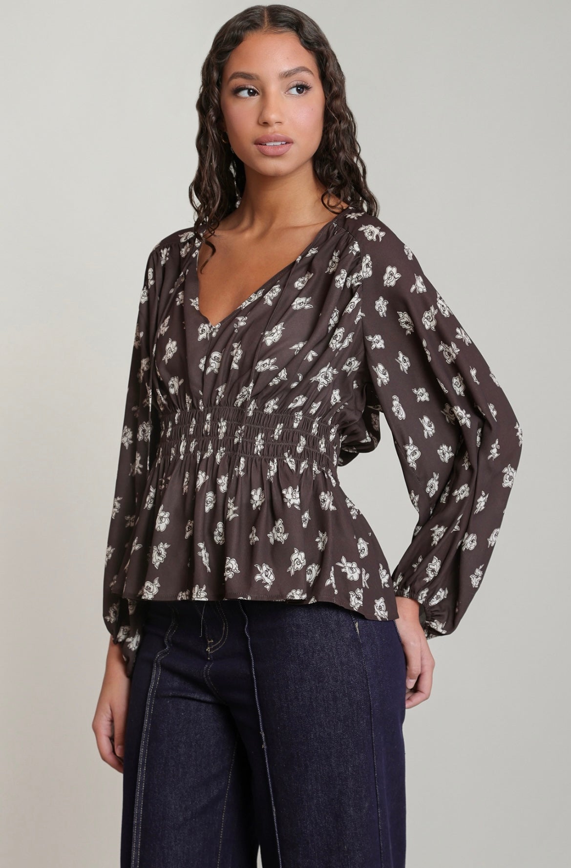 DEX BLOUSE SMOCKED
