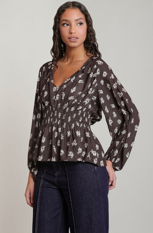 DEX BLOUSE SMOCKED