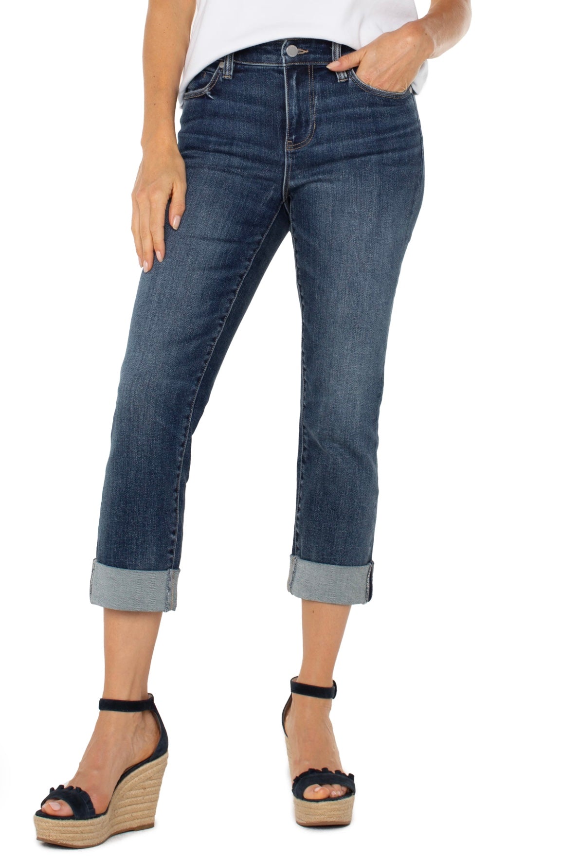 LIVERPOOL CROP SKINNY JEANS