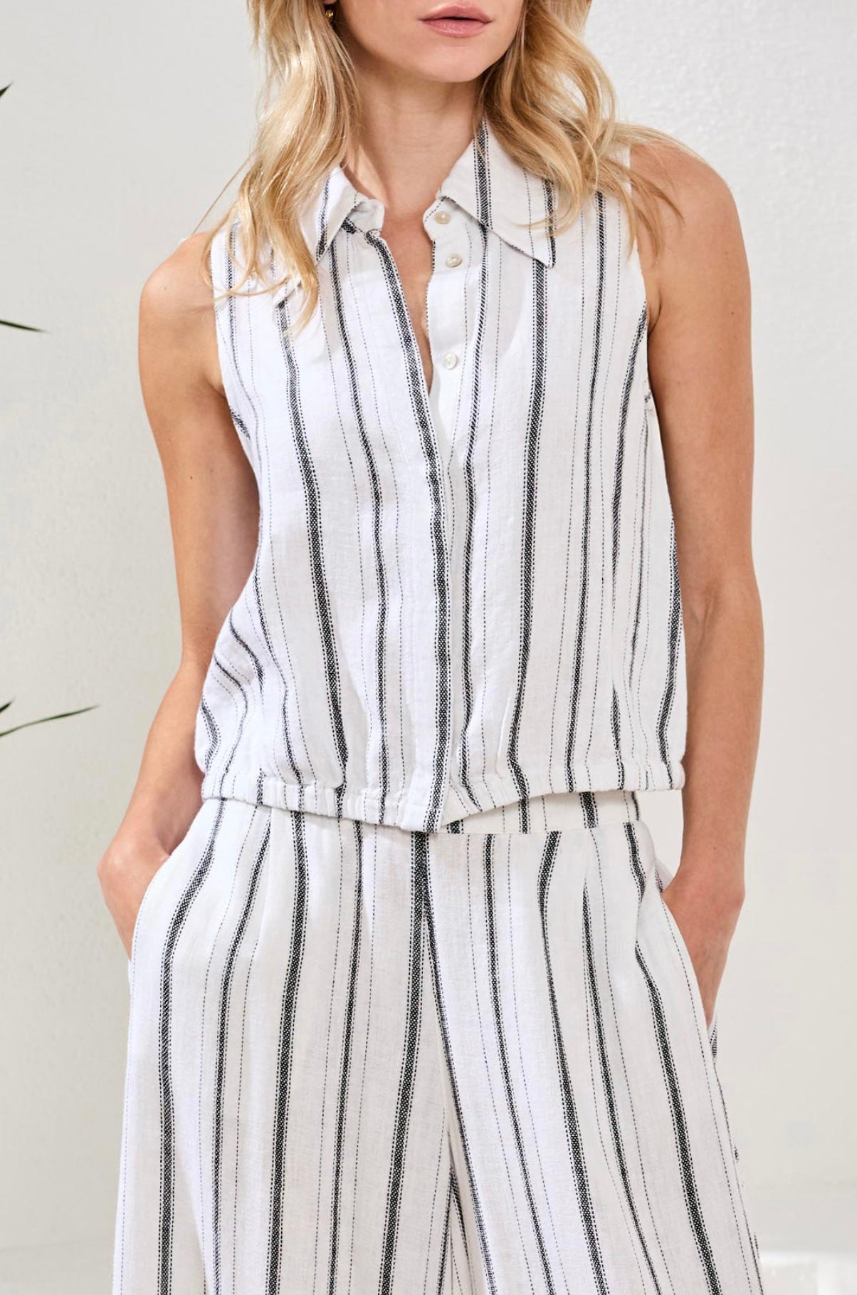 TRIBAL SHIRT ELASTIC WAIST