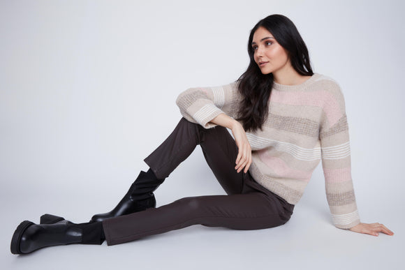 CYC STRIPED CREW NECK SWEATER