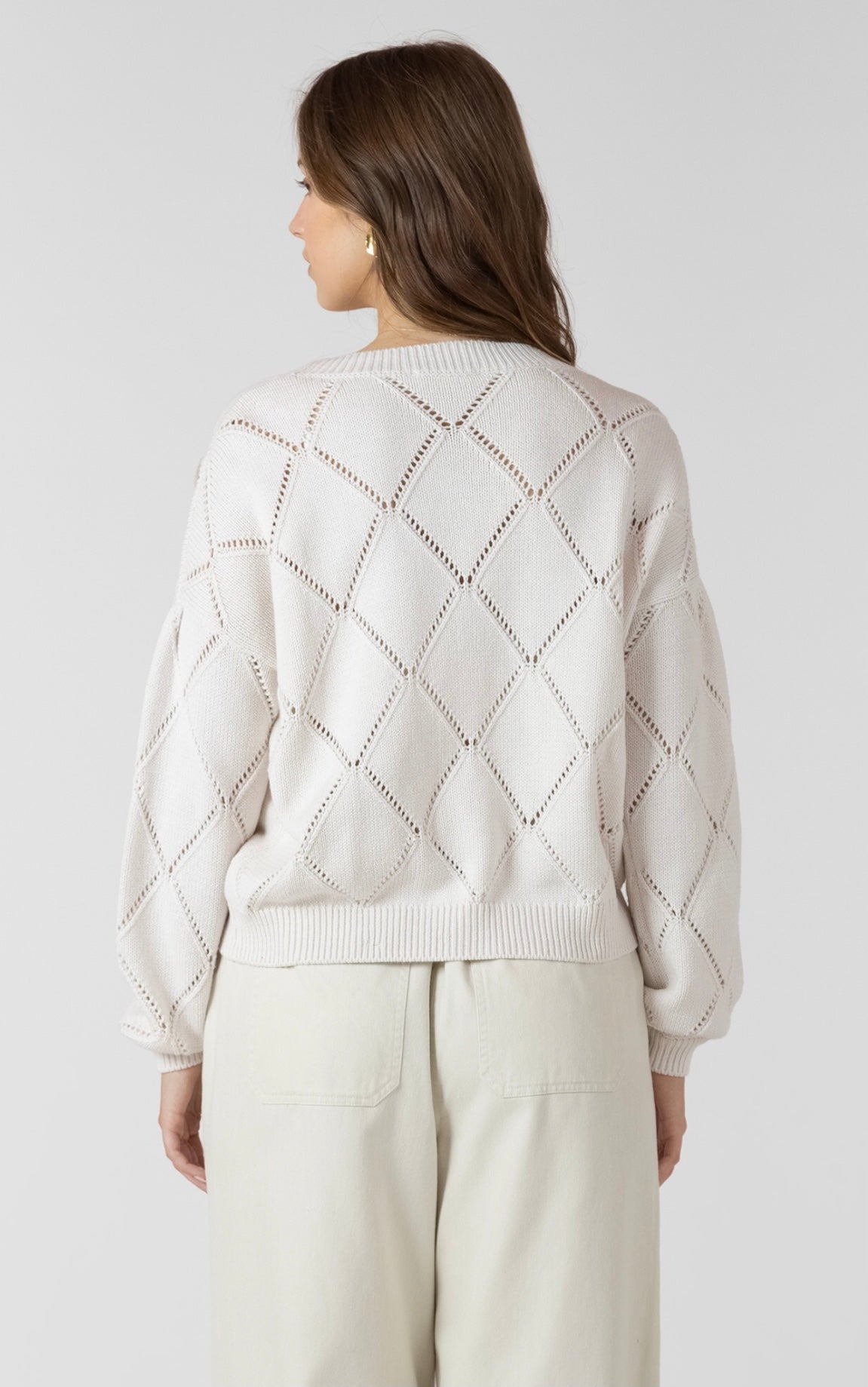 DEX CARDIGAN EMBROIDERED DETAIL