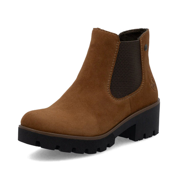 RIEKER PULL- ON LEATHER BOOTS