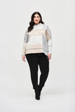 JOSEPH RIBKOFF ZIP FRONT SWEATER