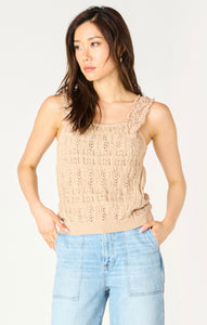 DEX RUFFLE TRIM TANK TOP