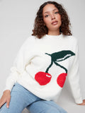 CHARLIE B SWEATER CHERRY