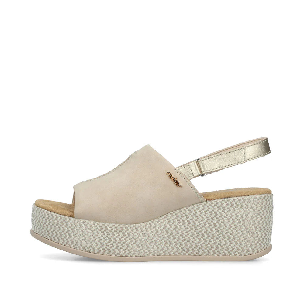 RIEKER WEDGE SANDAL