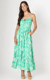 DEX MAXI DRESS W/FRILL DETAIL