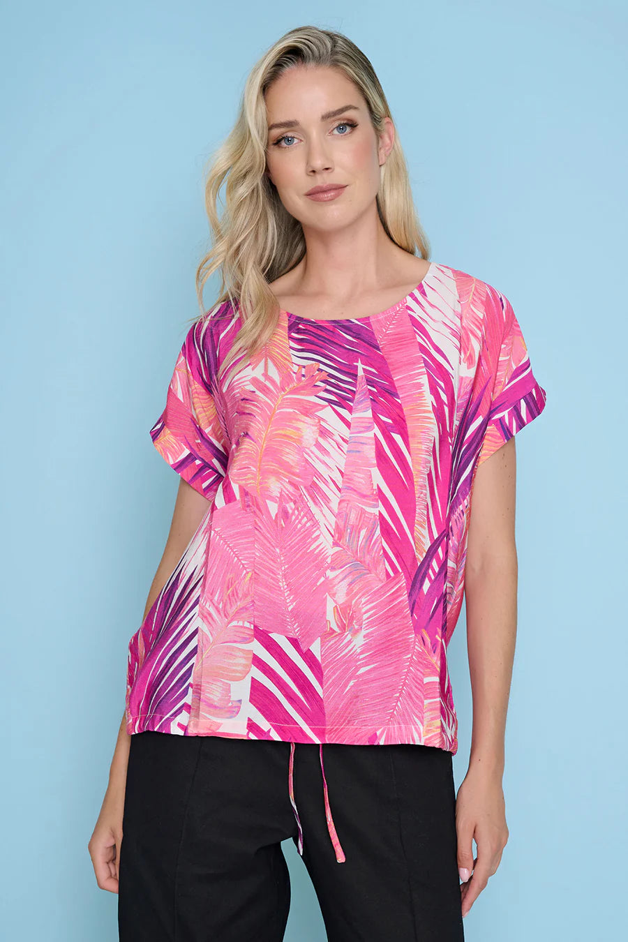 PCDILLY TOP DRAWSTRING HEM