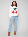 CHARLIE B SWEATER CHERRY