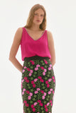 JOSEPH R EMBROIDERED SKIRT