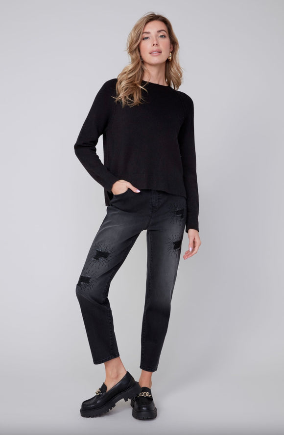 RENUAR DISTRESSED W/ BLING JEANS