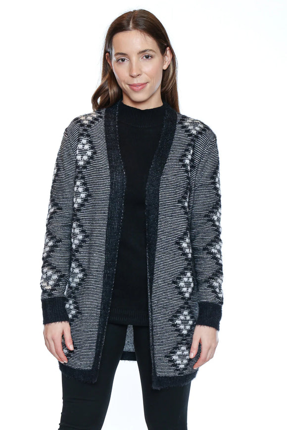 PAPA LUREX KNIT CARDIGAN