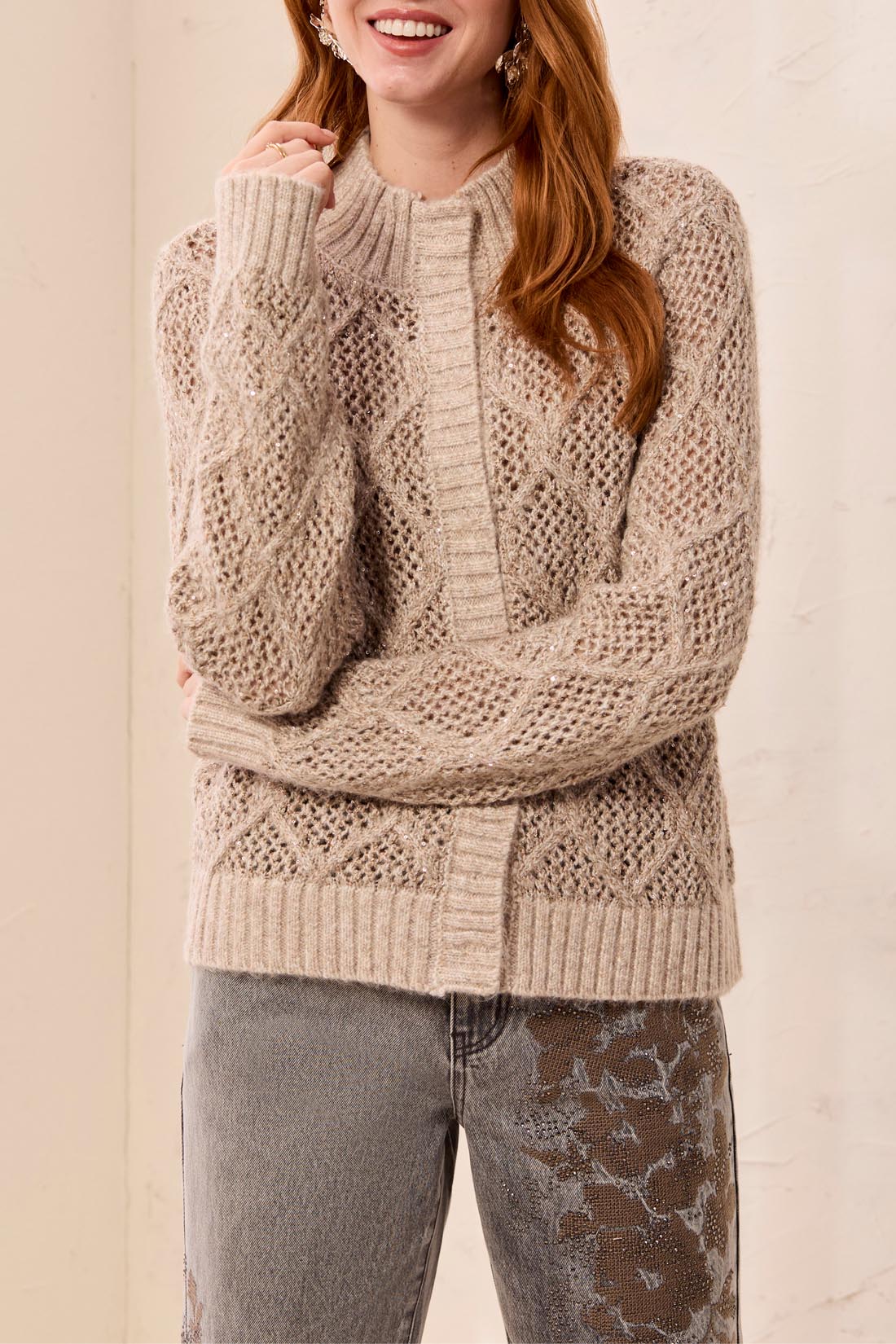 TRIBAL SWEATER CARDIGAN