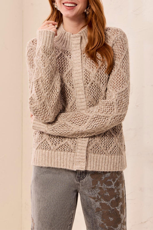 TRIBAL SWEATER CARDIGAN