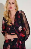 JOSEPH R DRESS PLEATED DETAIL